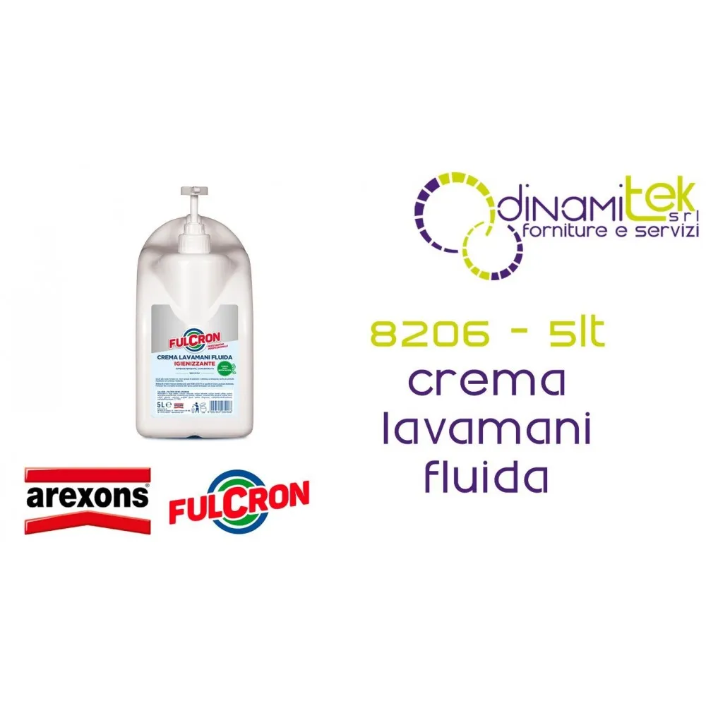 FULCRON FLUID HAND CREAM 5L | INDUSTRIAL DEGREASER NO. 8206 Dinamitek 1