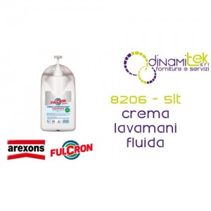 CREMA DE MANOS FLUIDA FULCRON 5 L | DESENGRASANTE INDUSTRIAL N.º 8206 Dinamitek 1
