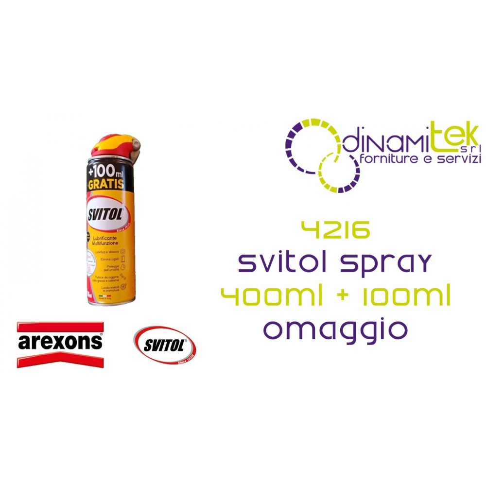 SVITOL 5-IN-1 MULTIFUNKTIONS-GLEITMITTELSPRAY 500 ML PROMO AREXONS Dinamitek 1