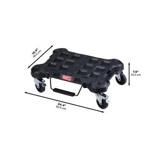 PACKWAGEN 113 KG – FLACHWAGEN MIT BREMSE – 4932471068 MILWAUKEE Dinamitek 3