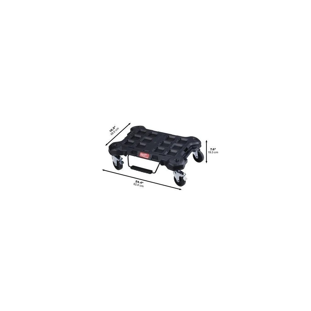 PACKWAGEN 113 KG – FLACHWAGEN MIT BREMSE – 4932471068 MILWAUKEE Dinamitek 3