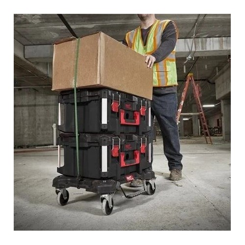 PACKOUT FLAT TROLLEY 113 KG – FLAT TROLLEY WITH BRAKE – 4932471068 MILWAUKEE Dinamitek 4