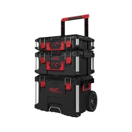 PACKOUT-STARTERSET, 3-TEILIG – TROLLEY + 2 KASSETTEN – IP65 4932464244 MILWAUKEE Dinamitek 2