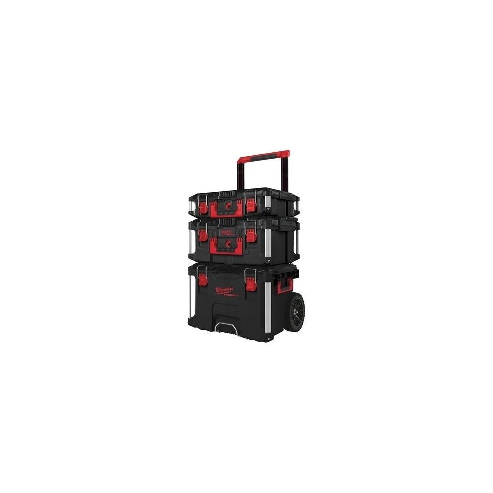 KIT DE DéMARRAGE PACKOUT 3 PIèCES – CHARIOT + 2 CASSETTES – IP65 4932464244 MILWAUKEE Dinamitek 2