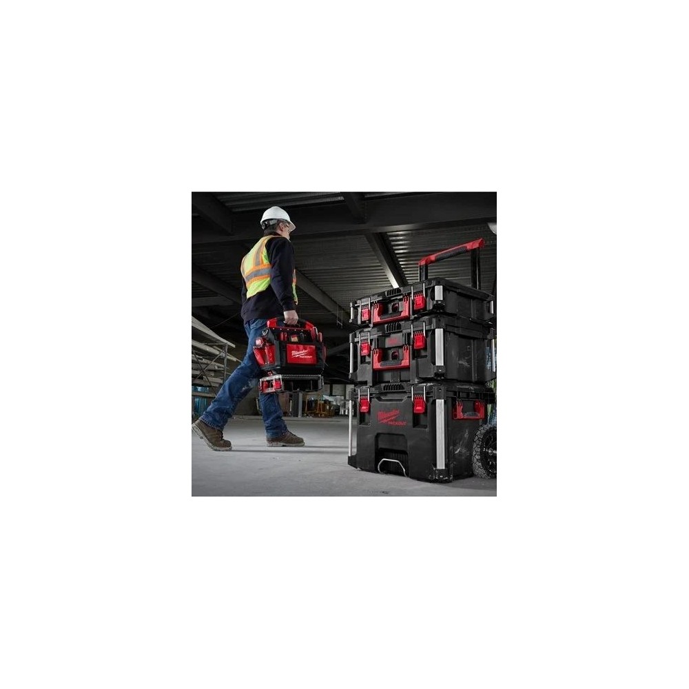 PACKOUT STARTER SET 3 PIECES – TROLLEY + 2 CASSETTES – IP65 4932464244 MILWAUKEE Dinamitek 4