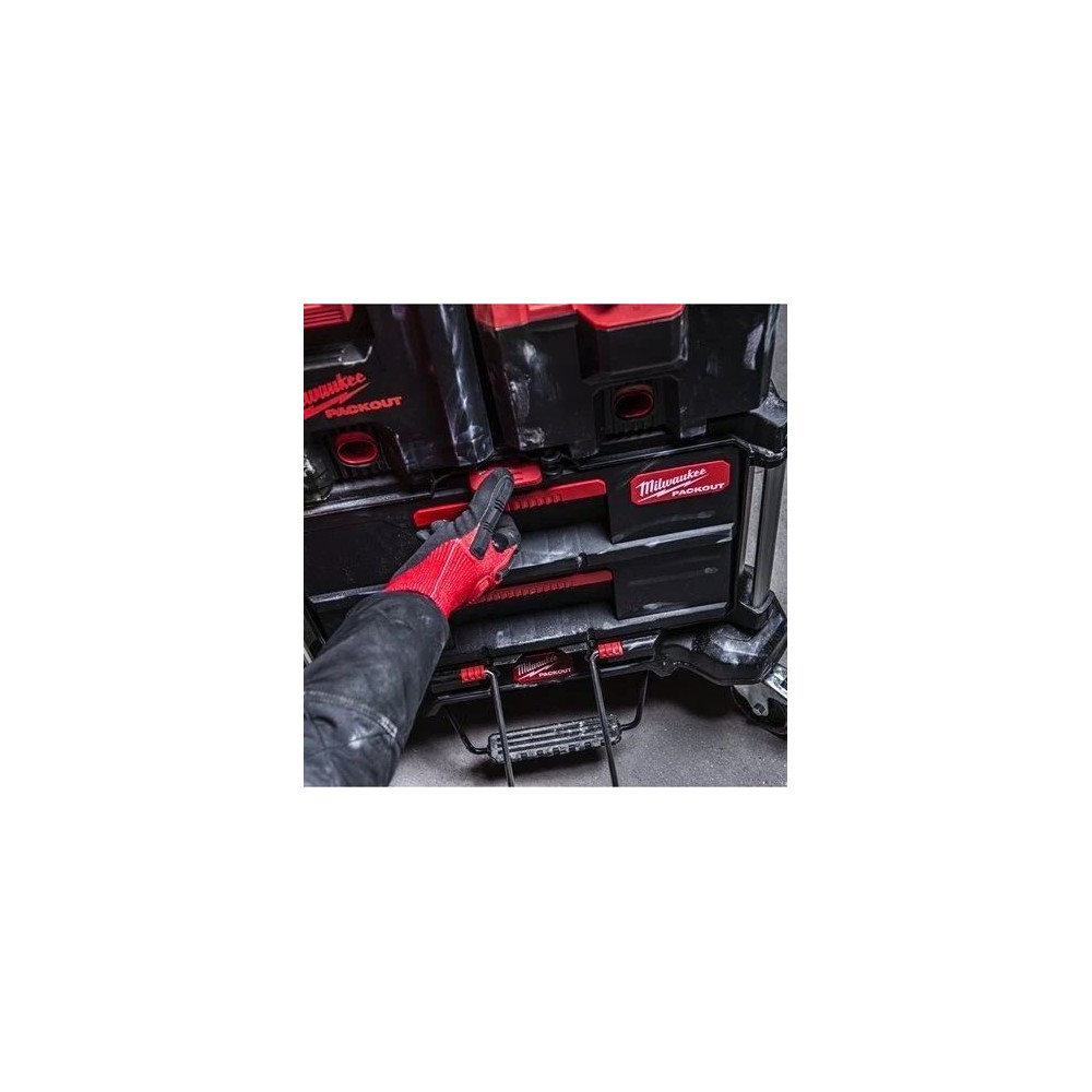 PACKOUT WERKZEUGKASTEN MIT 2 SCHUBLADEN – WERKZEUGKISTE MIT 2 SCHUBLADEN, 22 KG – 4932472129 MILWAUKEE Dinamitek 3