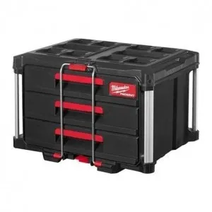 PACKOUT 3 DRAWER TOOL BOX – 3 DRAWER CHEST 22 KG – 4932472130 MILWAUKEE Dinamitek 2