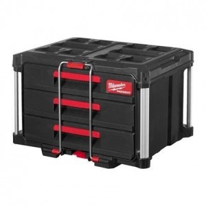 CAJA DE HERRAMIENTAS PACKOUT DE 3 CAJONES – BAúL DE 3 CAJONES 22 KG – 4932472130 MILWAUKEE Dinamitek 2