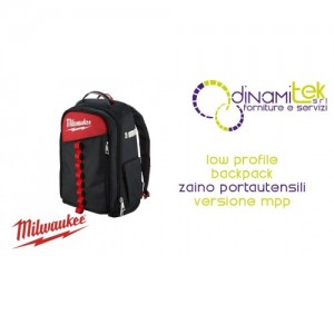 MOCHILA PARA HERRAMIENTAS DE PERFIL BAJO MPP 4932464834 | 22 BOLSILLOS, NAILON 1680D Dinamitek 1