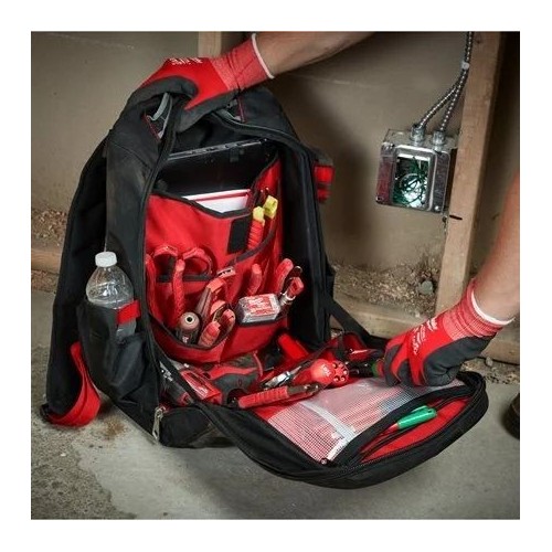 MOCHILA PARA HERRAMIENTAS DE PERFIL BAJO MPP 4932464834 | 22 BOLSILLOS, NAILON 1680D Dinamitek 3