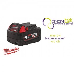 BATTERIE M18 4,0 AH (4932430063) | M18 B4 | REDLINK ET +50 % D'AUTONOMIE Dinamitek 1