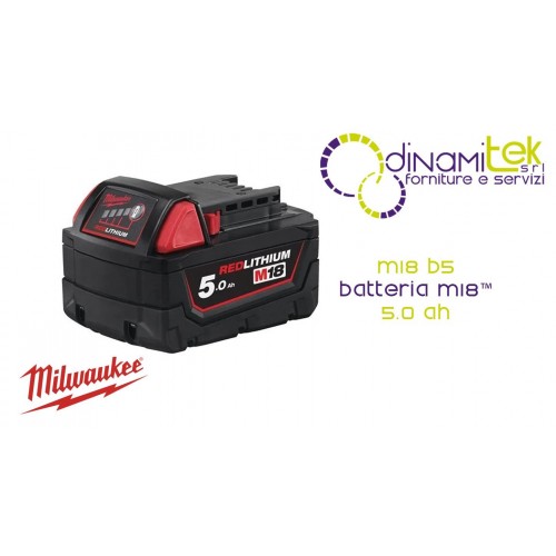 4932430483 M18 B5 BATTERIA M18™ 5.0 AH Dinamitek 1