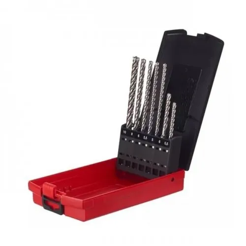 SDS-PLUS MX4 NG 7-PIECE DRILL BIT SET | 4 CARBIDE TIPS | PGM Dinamitek 4