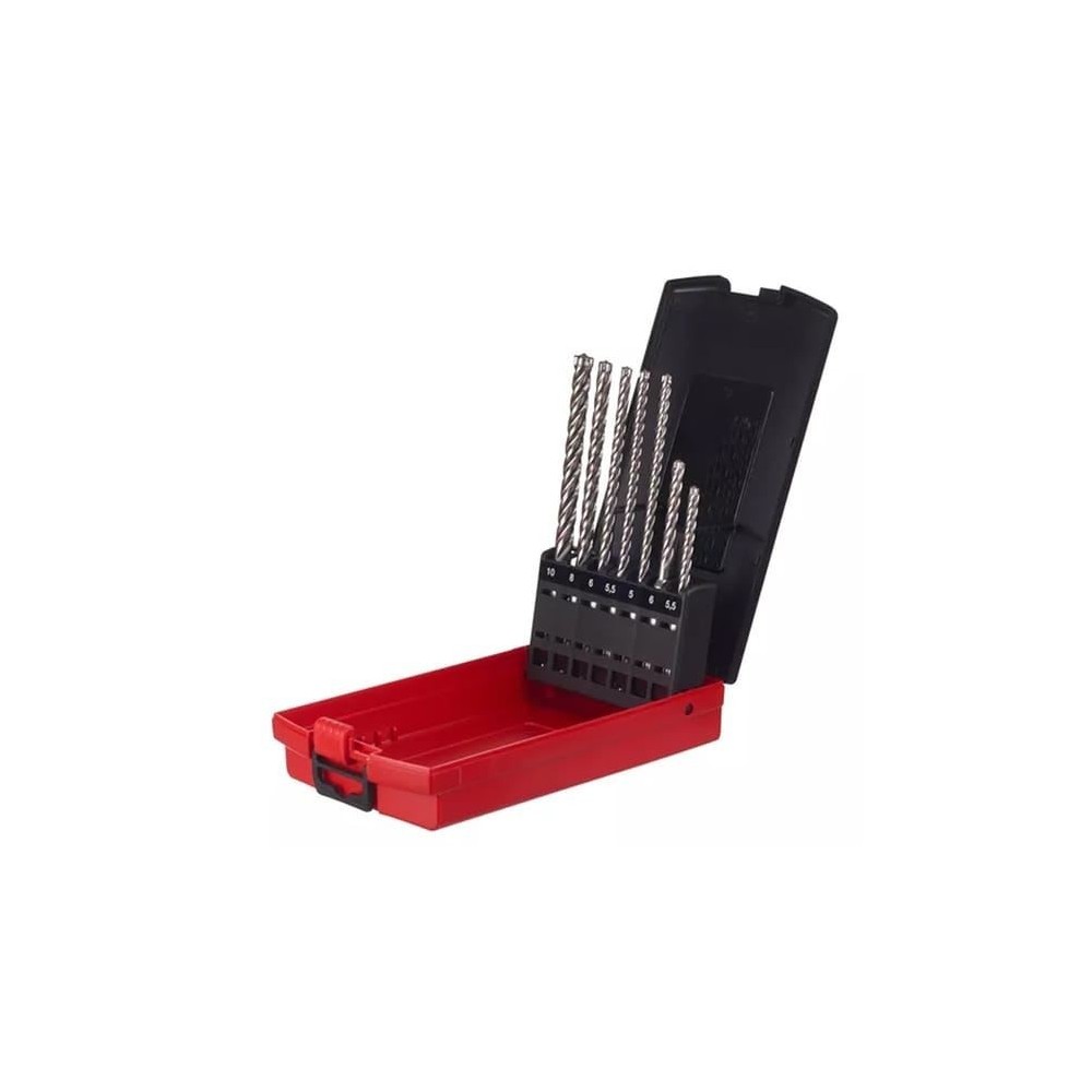 SDS-PLUS MX4 NG 7-PIECE DRILL BIT SET | 4 CARBIDE TIPS | PGM Dinamitek 4
