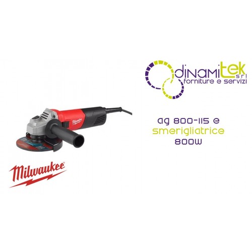 MILWAUKEE AG 800-115 E SMERIGLIATRICE 800W Dinamitek 1