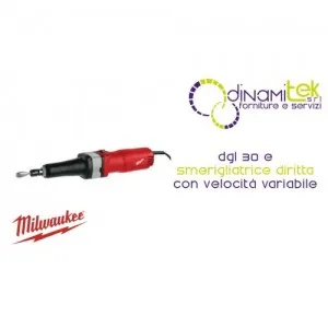 GERADSCHLEIFER (600 W) – VARIABLE DREHZAHL UND LANGER SCHAFT DGL 30 E MILWAUKEE Dinamitek 1