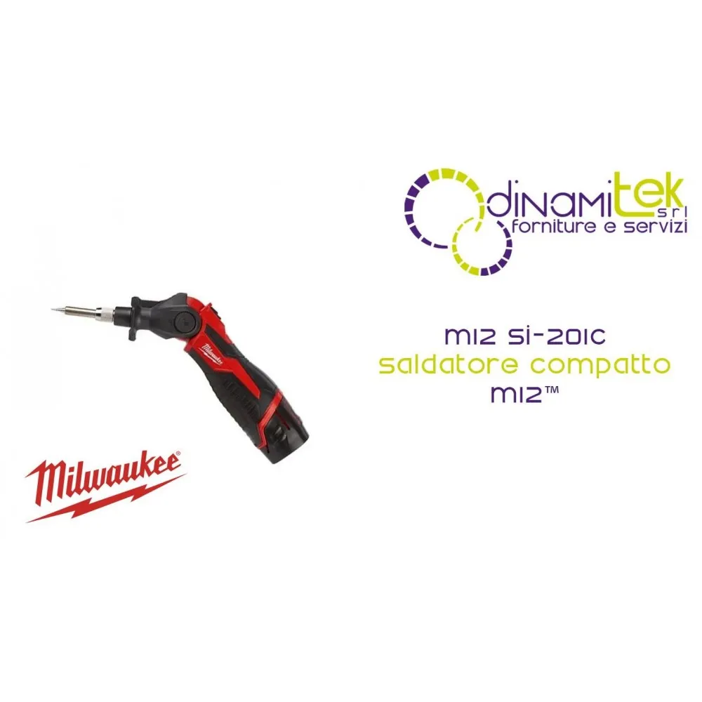 SOLDADOR COMPACTO M12 | CALENTAMIENTO RáPIDO | CABEZAL AJUSTABLE | 4933459761 Dinamitek 1