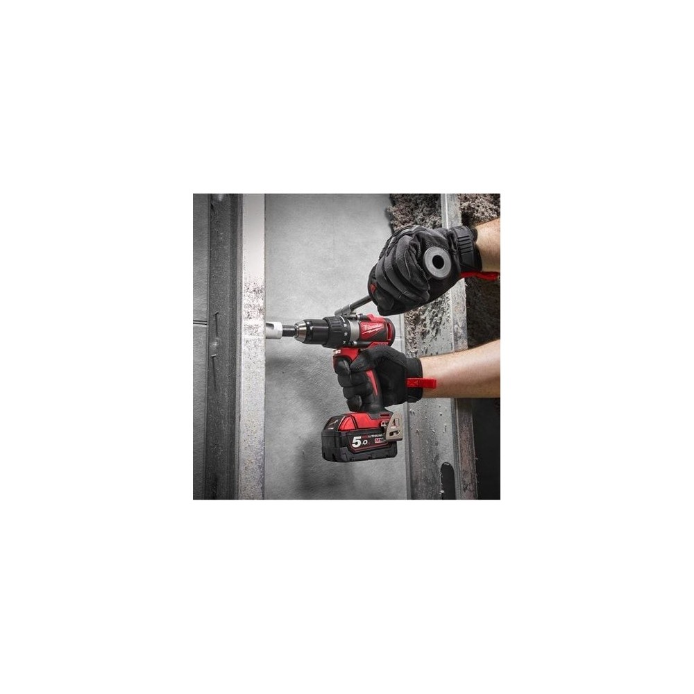 TALADRO ATORNILLADOR SIN ESCOBILLAS M18 | 82 NM | 180 MM | KIT DE 2 BATERíAS DE 5 AH | 4933464515 Dinamitek 4