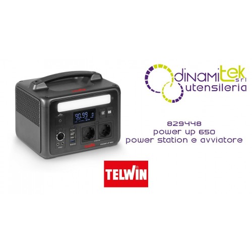 TELWIN 829448 POWER UP 650 POWER STATION E AVVIATORE Dinamitek 1