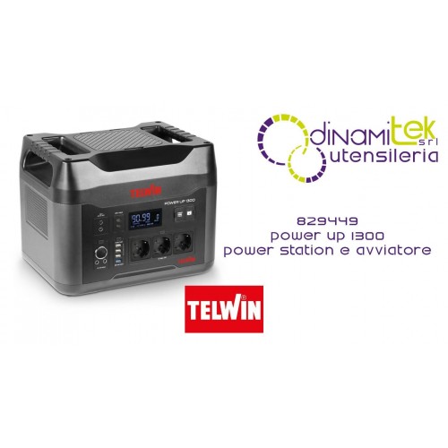 TELWIN 829449 POWER UP 1300 POWER STATION E AVVIATORE Dinamitek 1