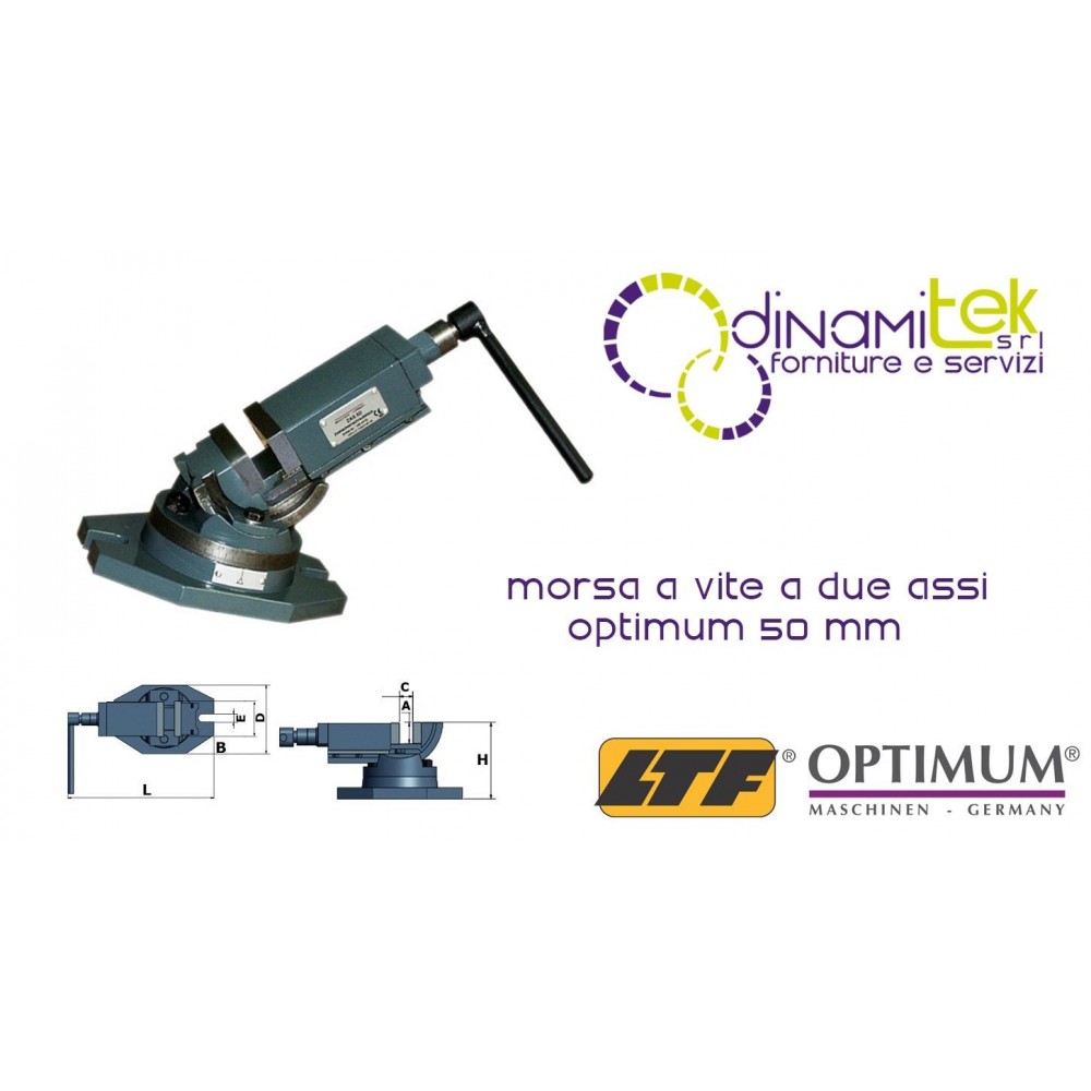 OPT3354170 DE SERRAGE DES DEUX AXES DU MODèLE ZAS 50 50 MM Dinamitek 1