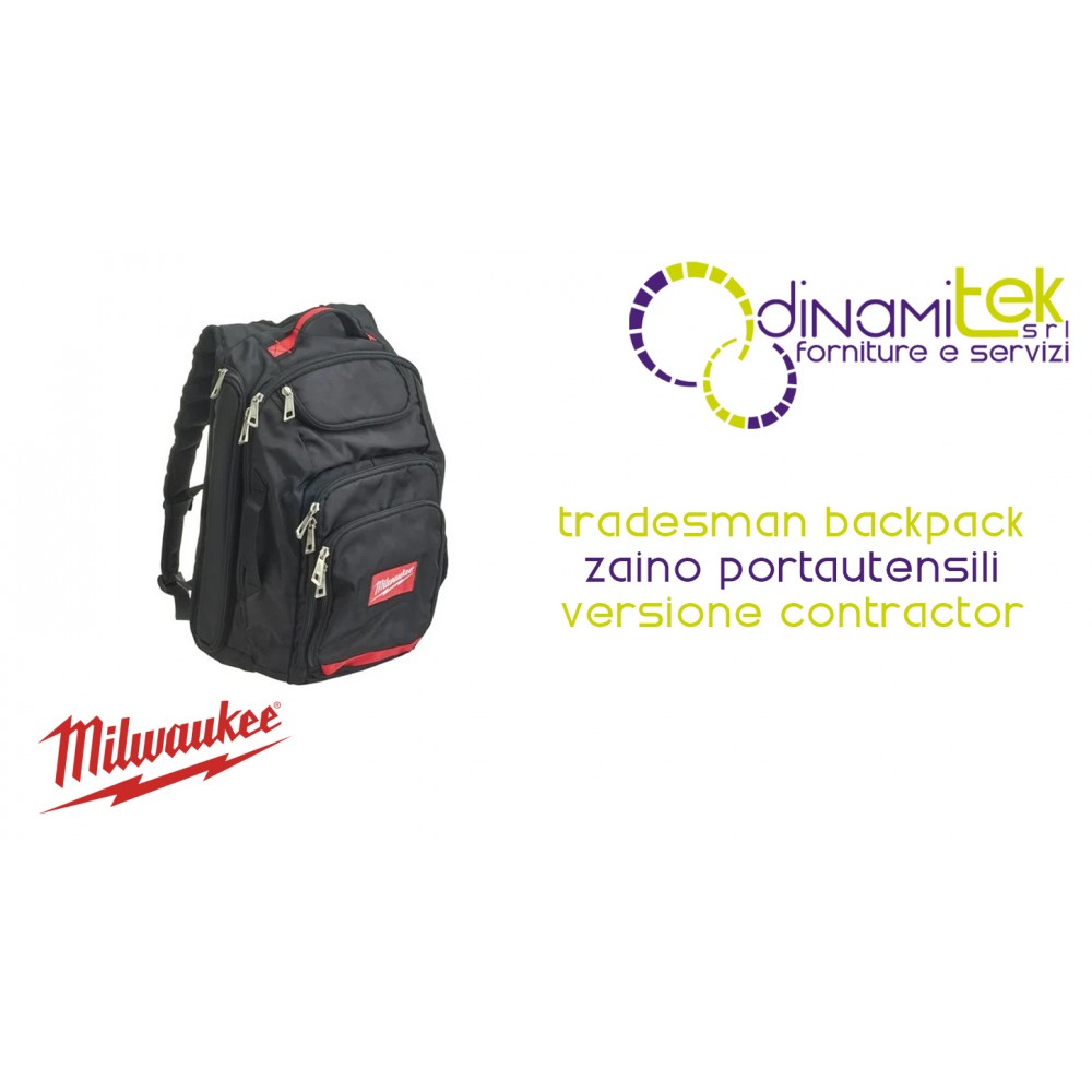 SAC à DOS à OUTILS POUR ENTREPRENEUR 4932464252 | 18 POCHES | NYLON 1680D Dinamitek 2