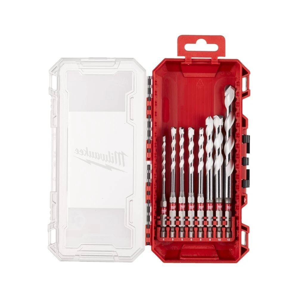 MILWAUKEE MULTI MATERIAL DRILLS 8 PZ SET GEN. 2 Dinamitek 2