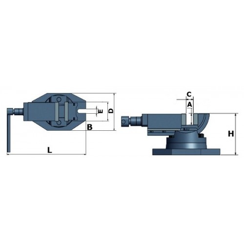 OPT3354170 - PINZA DE DOS EJES MODELO ZAS 50 50 MM Dinamitek 3