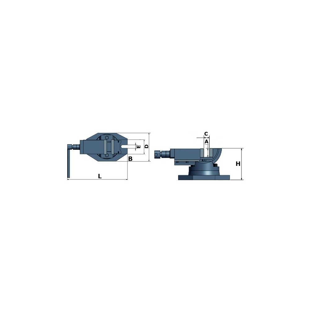 OPT3354170 - PINZA DE DOS EJES MODELO ZAS 50 50 MM Dinamitek 3