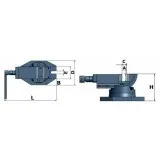 OPT3354170 - PINZA DE DOS EJES MODELO ZAS 50 50 MM Dinamitek 3
