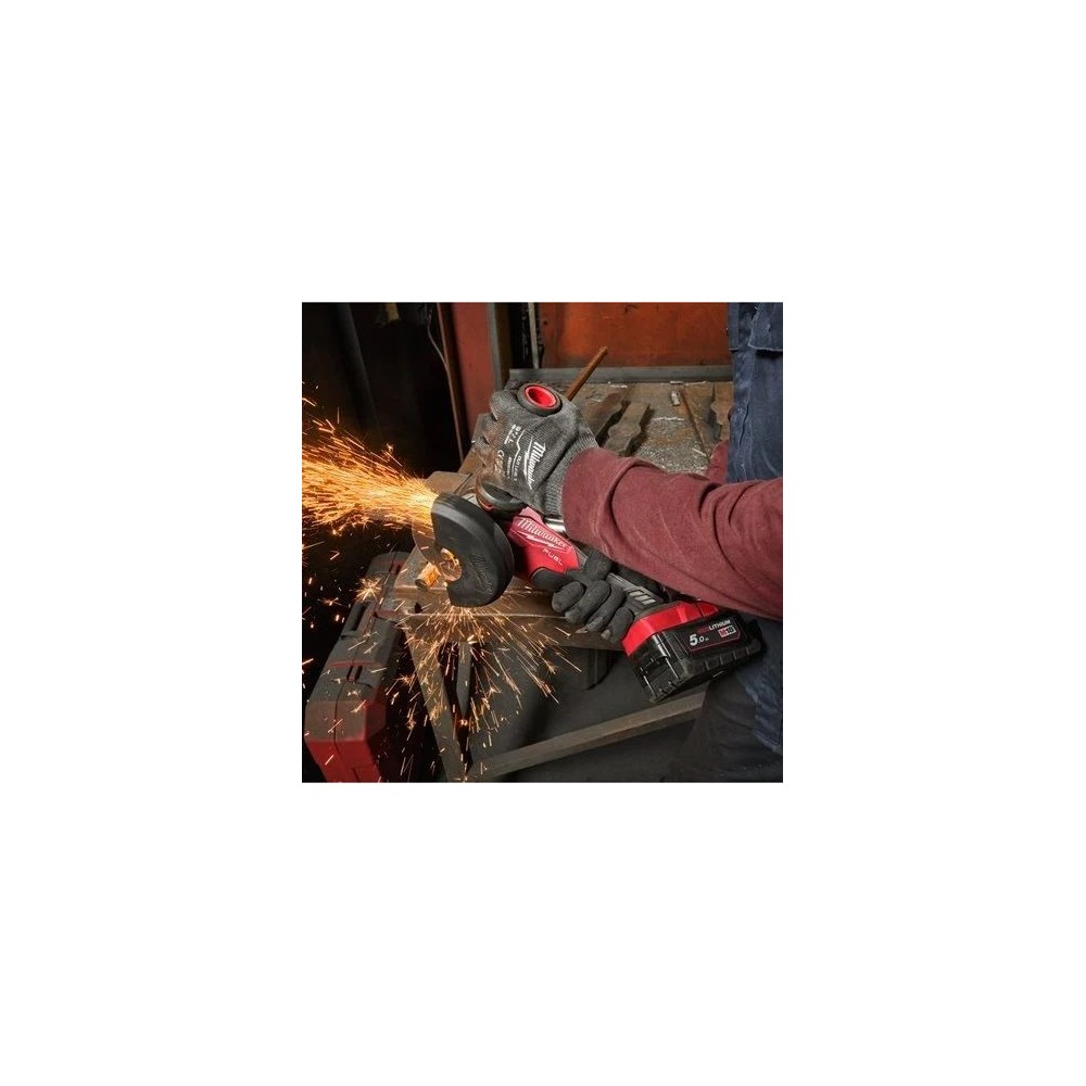 AMOLADORA ANGULAR DE COMBUSTIBLE M18 DE 125 MM | INTERRUPTOR DESLIZANTE | POTENCIA DE 1200 W | 4933478428 Dinamitek 3