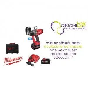 ONE-KEY FUEL HIGH TORQUE IMPACT WRENCH 1″ F | 2033 NM | M18 ONEFHIWF1-802X Dinamitek 1