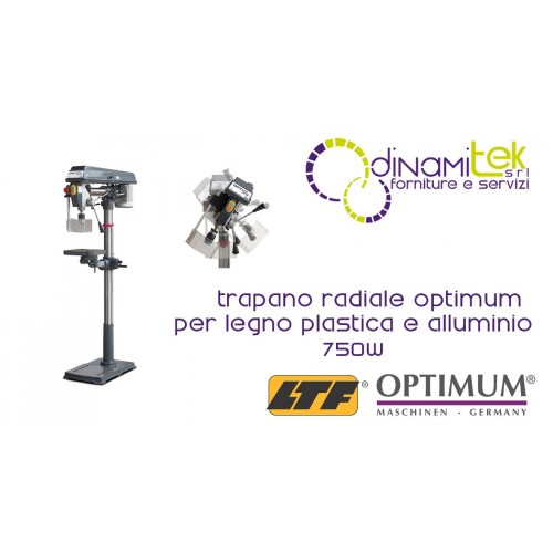 OPT058OP9181 - PERCEUSE RADIALE MODèLE RB 8S POUR LE BOIS, PLASTIQUE ET ALUMINIUM - 750W Dinamitek 1