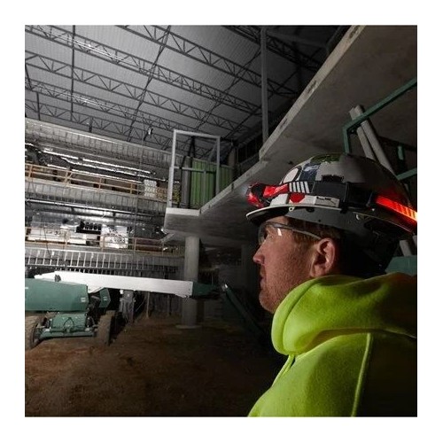 600-LITER-TRUEVIEW-STIRNLAMPE FüR HELME, IP53, 400 M SICHTWEITE L4 HL-VIS-301 MILWAUKEE Dinamitek 4