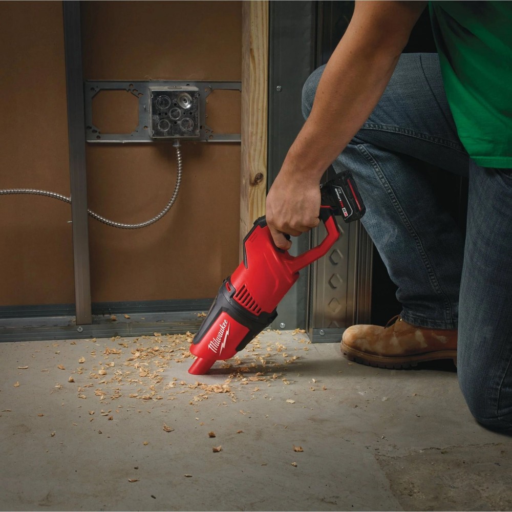 ASPIRATEUR COMPACT MILWAUKEE M12 4933448390 12 V POUR BOIS ET MéTAL (934 L/MIN) Dinamitek 4