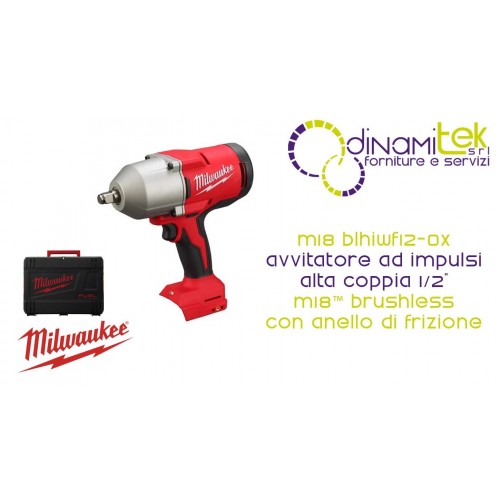 HIGH-TORQUE IMPACT DRIVER M18 BRUSHLESS 1/2″ 1085 NM (4933492787) IN CASE Dinamitek 1