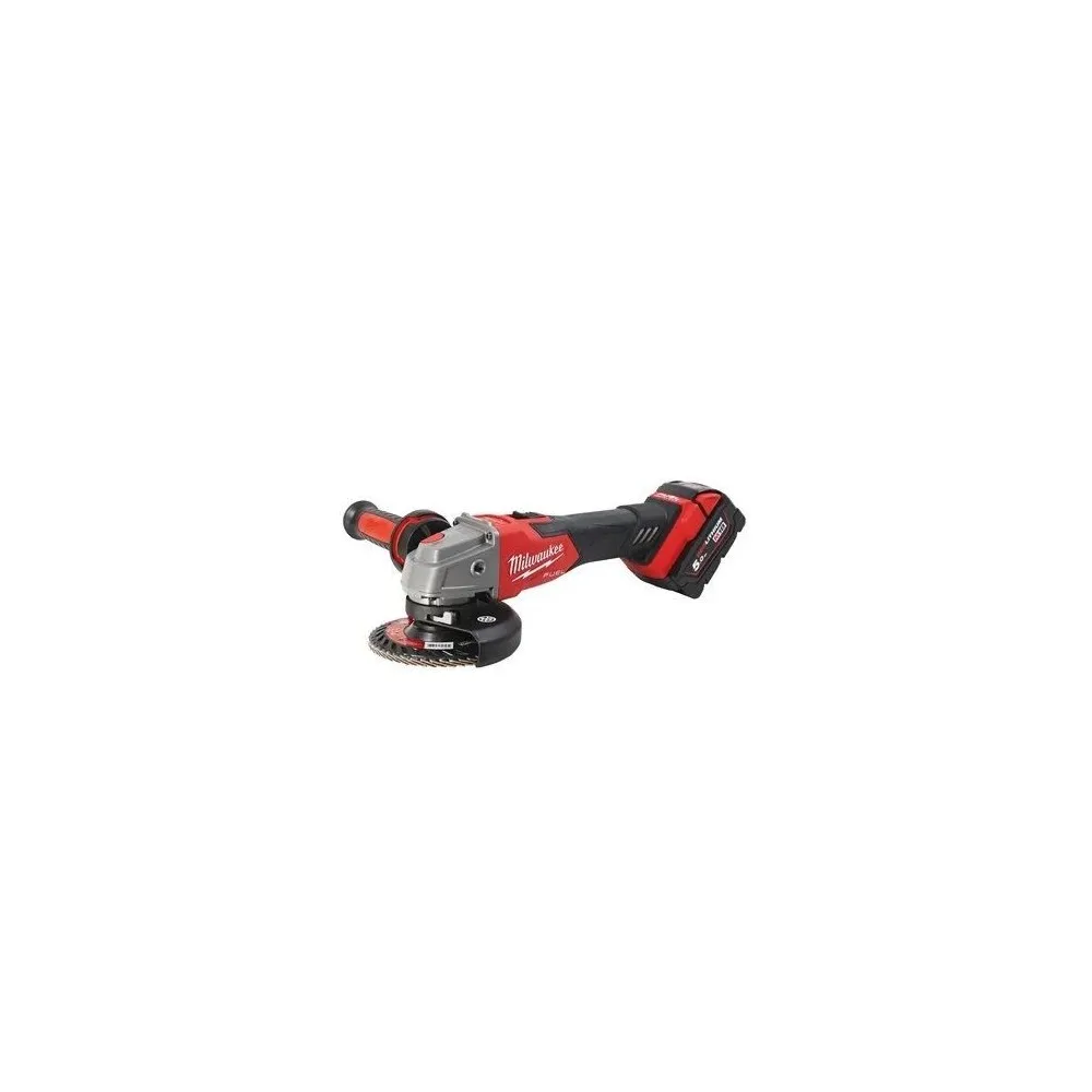 MEULEUSE D'ANGLE M18 FUEL 125 MM AVEC FREIN RAPIDSTOP, 1200 W (4933478430), KIT 5,0 AH Dinamitek 2