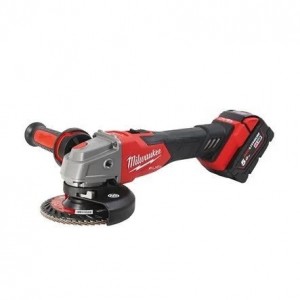AMOLADORA ANGULAR DE COMBUSTIBLE M18, 125 MM, FRENO RAPIDSTOP, 1200 W (4933478430), KIT DE 5 AH Dinamitek 2