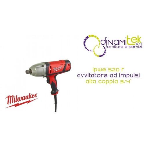 LLAVE DE IMPACTO CON CABLE DE ALTO TORQUE 520 NM M24 | IPWE 520 R MILWAUKEE Dinamitek 1
