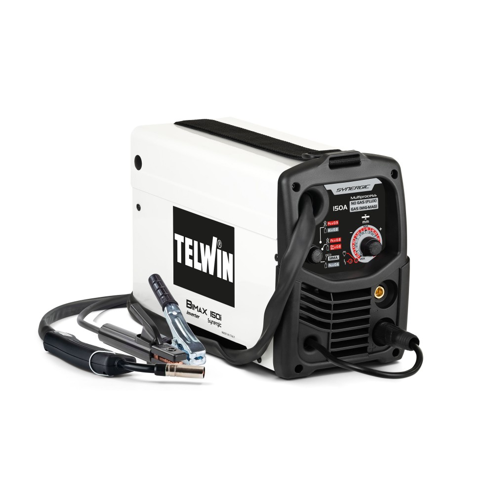 TELWIN 816169 BIMAX 150i SYNERGIC SALDATRICE INVERTER MULTIPROCESSO Dinamitek 2