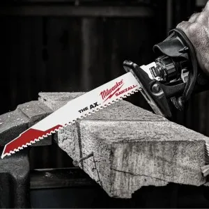 MILWAUKEE AX 230MM X 5 TPI LAME DEMOLIZIONE HEAVY DUTY: LEGNO CON CHIODI 5 PZ Dinamitek 3