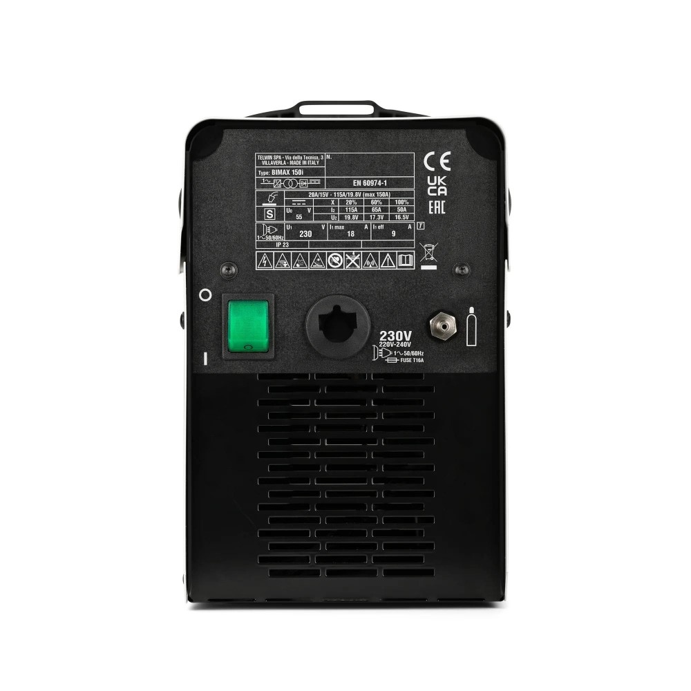 TELWIN 816169 BIMAX 150i SYNERGIC SALDATRICE INVERTER MULTIPROCESSO Dinamitek 5