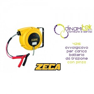 4216 AVVOLGICAVO PER RICARICA BATTERIE ZECA Dinamitek 1