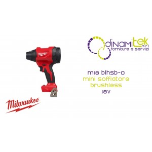 MINI BRUSHLESS BLOWER M18 BLHSB-0 18V - 918 KM/H - BODY ONLY (4933500533) Dinamitek 1