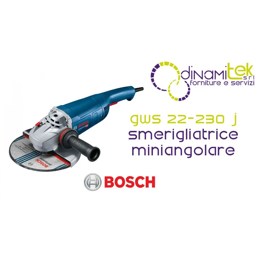 AMOLADORA ANGULAR PROFESIONAL GWS 22-230 J DE 2200 W Y 230 MM Dinamitek 4
