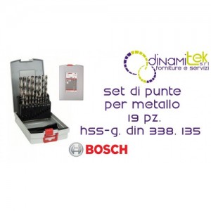 BOSCH PROBOX 1-10 MM 19-TEILIGES HSS-G PROFI-METALLBOHRER-SET Dinamitek 1