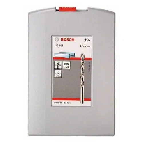 JUEGO DE BROCAS PROFESIONALES PARA METAL BOSCH PROBOX 1-10 MM (HSS-G, 19 PIEZAS) Dinamitek 3