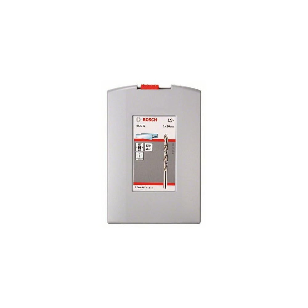 BOSCH PROBOX 1-10 MM 19-TEILIGES HSS-G PROFI-METALLBOHRER-SET Dinamitek 3