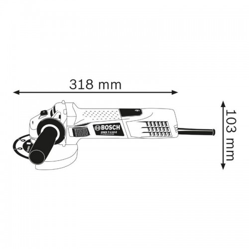 GWS 7-115 PROFESSIONAL - AMOLADORA ANGULAR DE 720W Ø 115 MM () 0.601.388.107 BOSCH Dinamitek 4