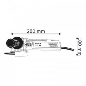 0.601.7B2.000 GWX 9-125 SMERIGLIATRICE ANGOLARE CON SISTEMA X-LOCK BOSCH Dinamitek 3